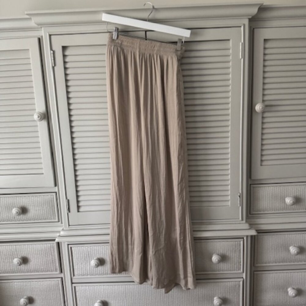 Zara Tan Flowy Pants Size XS